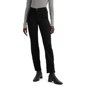 Levi's Womens 314 Shaping Straight Jeans - Color Black - Size 27 Regular